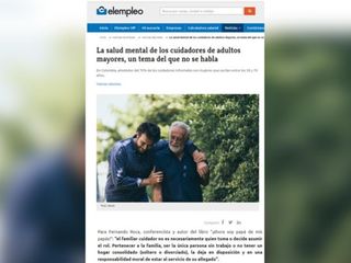 La salud mental de los cuidadores de adultos mayores, un tema del que no se habla
